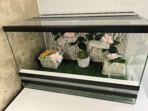 Террариум Д50*Ш30*В30 с наполнением для эублефара Террариум Д50*Ш30*В30 с наполнением для эублефара